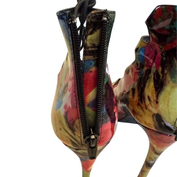 Candie's Women's Multicolor Gladiator Lace-up Stiletto Heels Size 10 - Picture 8 of 14